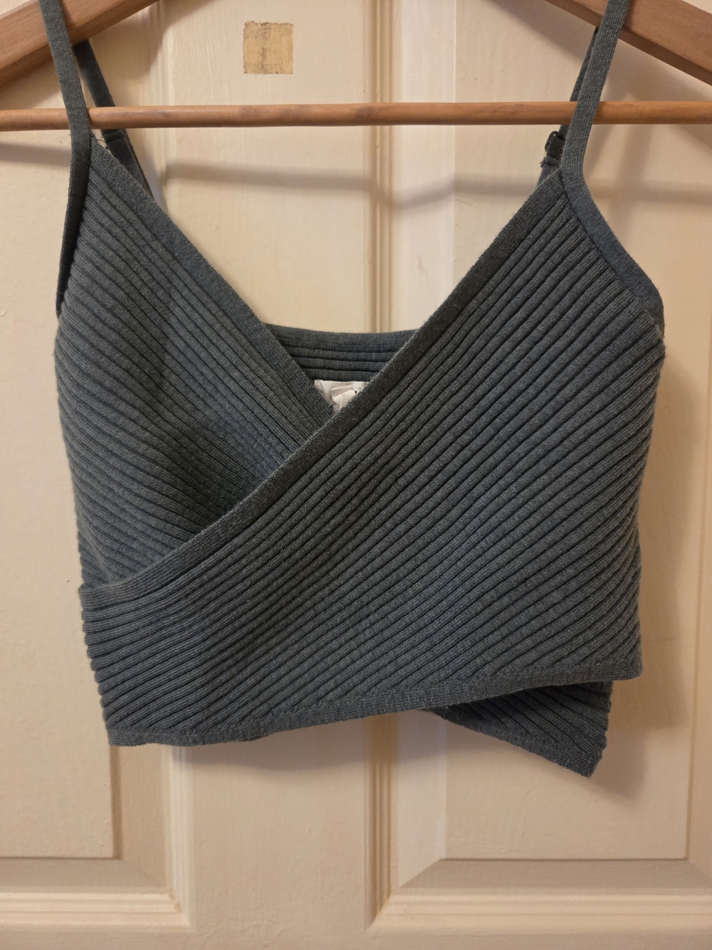aerie wrap cropped tank